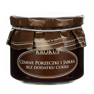 Czarne Porzeczki i Jabłka bez Cukru Bezglutenowe 310 g - Krokus - Ekoc