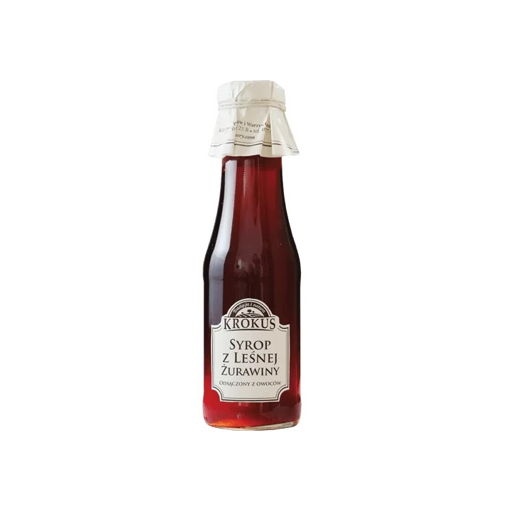 Syrop z Lesnej Zurawiny 280 ml - Krokus - Ekochatka