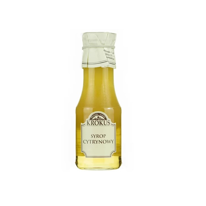 Syrop Cytrynowy Bezglutenowy 280 ml - Krokus - Ekochatka