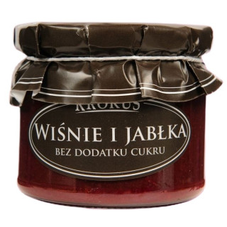 Wiśnie i Jabłka bez Cukru 310 g - Krokus - Ekochatka