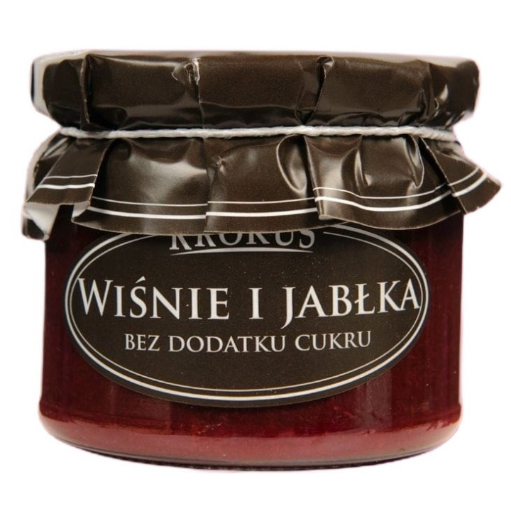 Wiśnie i Jabłka bez Cukru 310 g - Krokus - Ekochatka