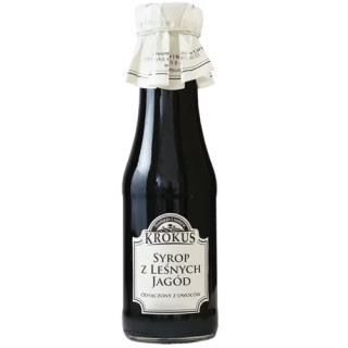 Syrop Jagodowy z Lesnych Jagod Bezglutenowy 280 ml - Krokus - Ekochatk