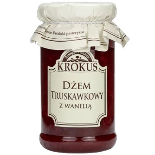 Dżem Truskawkowy z Wanilią o Obniżonej Zawartości Cukru Bezglutenowy 2
