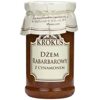Dżem Rabarbarowy z Cynamonem o Obniżonej Zawartości Cukru Bezglutenowy