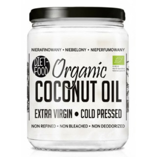 Olej Kokosowy Nierafinowany Virgin BIO 500 ml - Diet-Food - Ekochatka