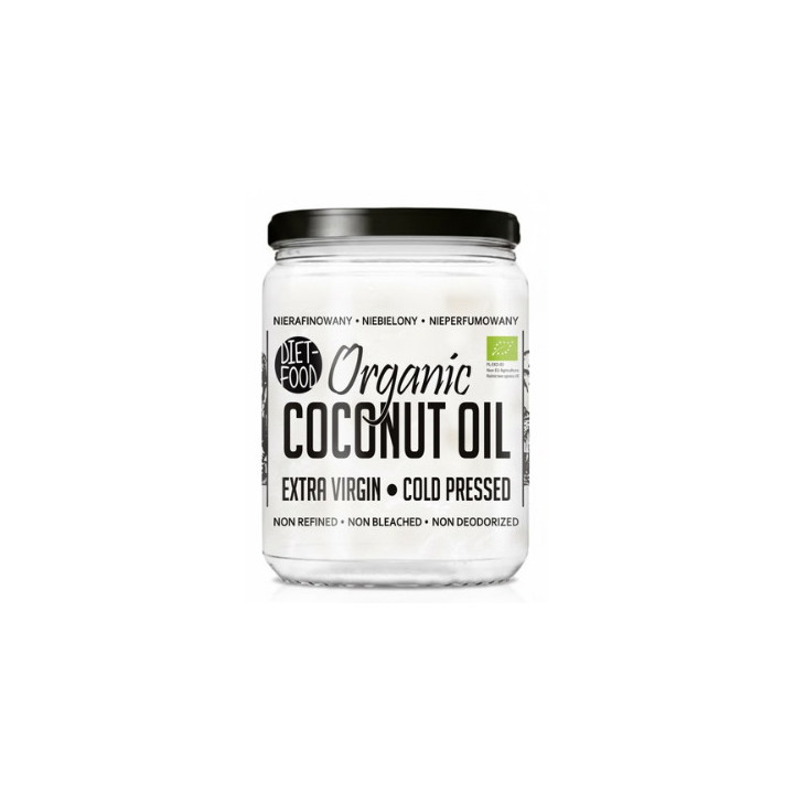 Olej Kokosowy Nierafinowany Virgin BIO 500 ml - Diet-Food - Ekochatka