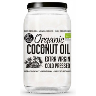 Olej Kokosowy Nierafinowany Virgin BIO 1 l - Diet-Food - Ekochatka