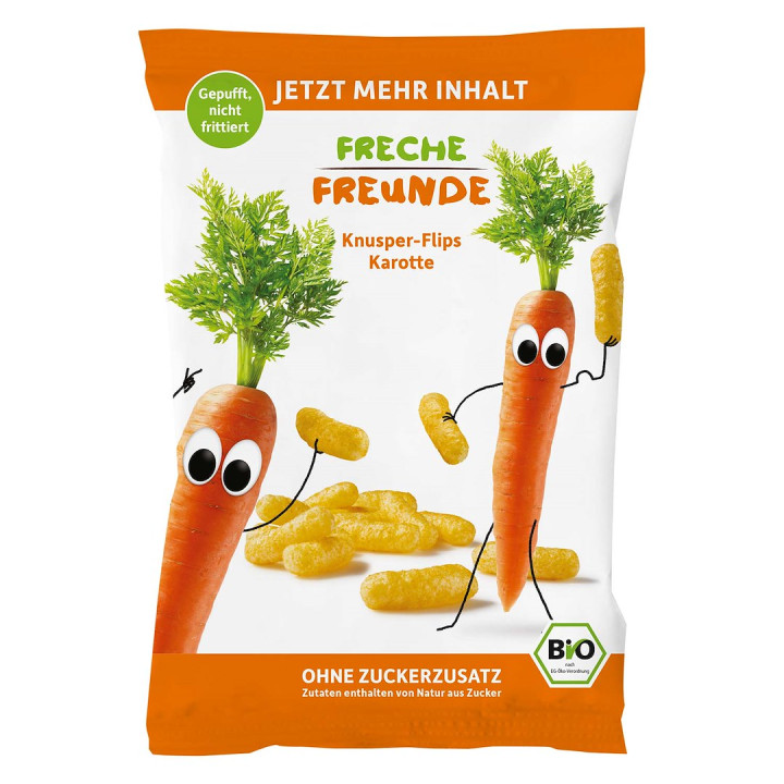 Chrupki Kukurydziano-Marchewkowe dla Dzieci od 1 Roku BIO 30 g - Frech