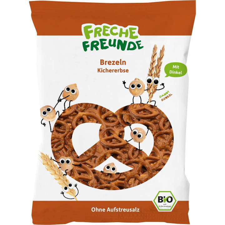 Precelki Zbożowe z Ciecierzycą dla Dzieci BIO 75 g - Freche Freunde - 