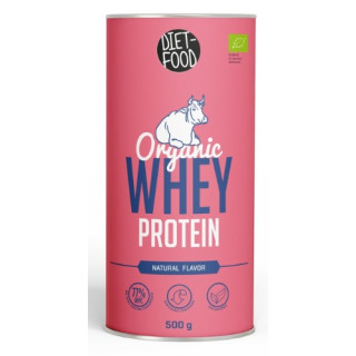 Białko Serwatkowe Naturalne Koncentrat WPC 77 BIO 500 g - Diet-Food - 