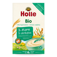 Kaszka 3 Zboża Pełnoziarnista Bezglutenowa od 6 Miesiąca BIO 250 g - Holle