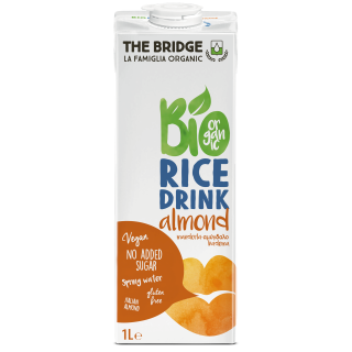 Napój Ryżowy z Migdałami Bezglutenowy BIO 1 l - The Bridge - Ekochatka