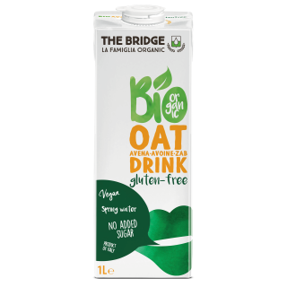 Napój Owsiany Bezglutenowy BIO 1 l - The Bridge - Ekochatka
