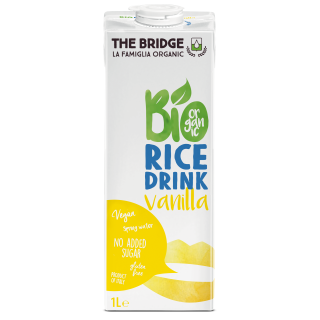 Napój Ryżowy Waniliowy Bezglutenowy BIO 1 l - The Bridge - Ekochatka