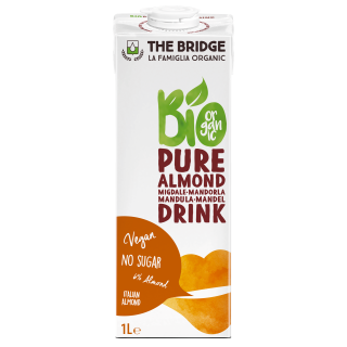Napój Migdałowy 6% Bezglutenowy BIO 1 l - The Bridge - Ekochatka