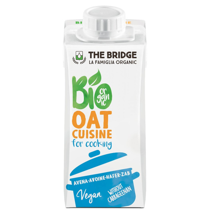 Krem Owsiany do Gotowania BIO 200 ml - The Bridge - Ekochatka