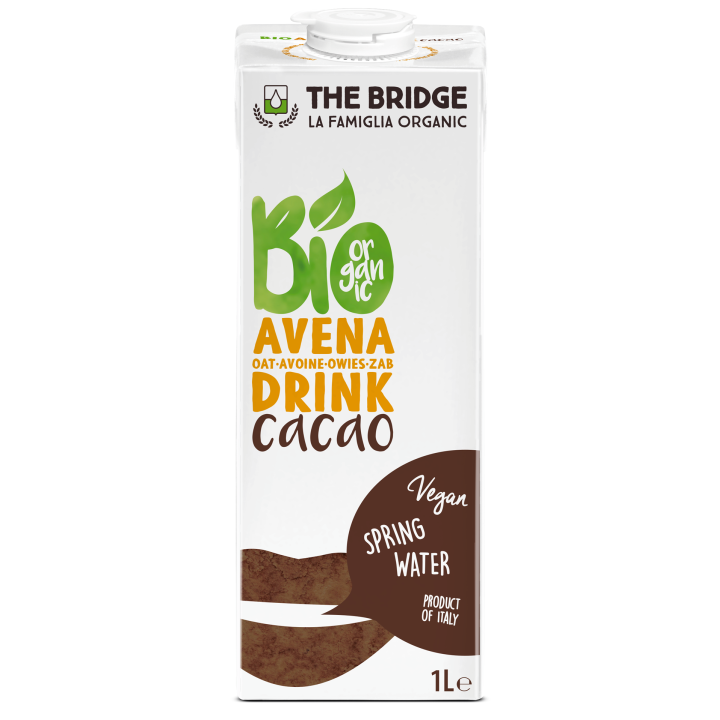 Napój Owsiany Czekoladowy BIO 1 l - The Bridge - Ekochatka