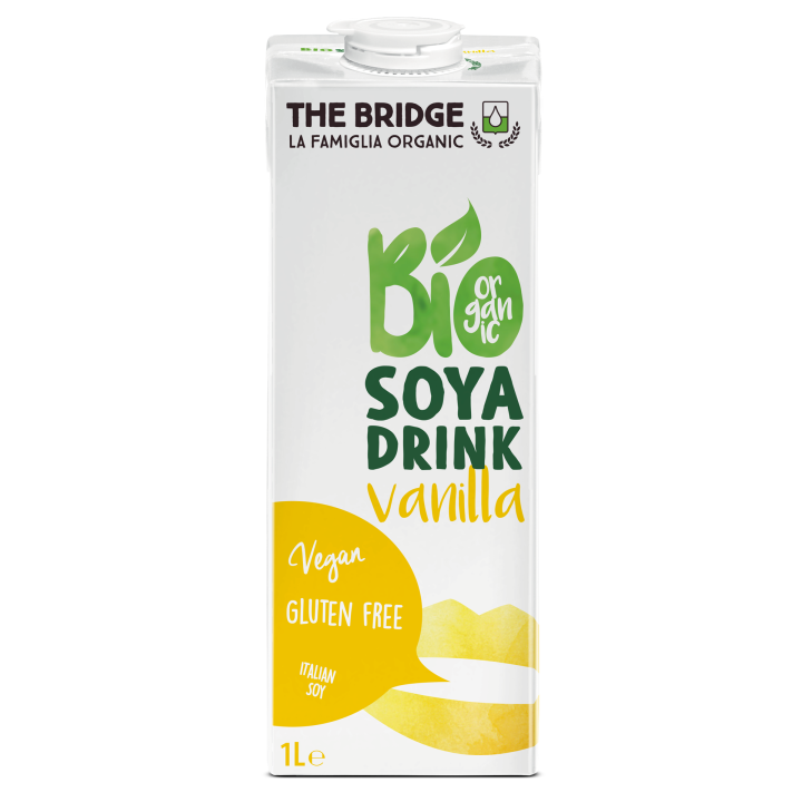 Napój Sojowy Waniliowy Bezglutenowy BIO 1 l - The Bridge - Ekochatka