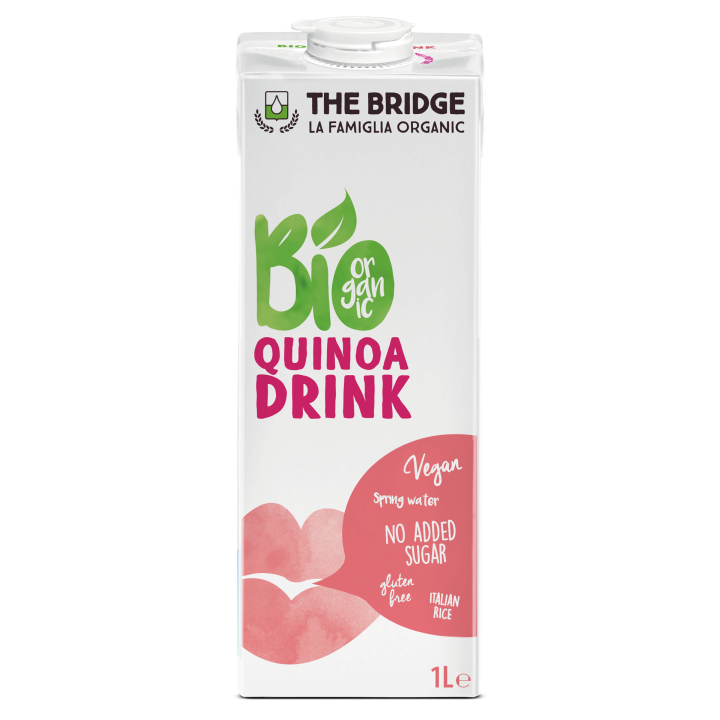 Napój z Quinoa i Ryżu Bezglutenowy BIO 1 l - The Bridge - Ekochatka