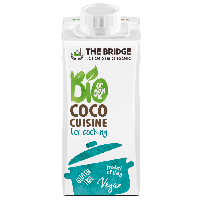 Krem Kokosowy do Gotowania Bezglutenowy BIO 200 ml - The Bridge - Ekoc