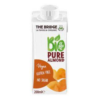 Napój Migdałowy 6% bez Cukru Bezglutenowy BIO 200 ml - The Bridge - Ek
