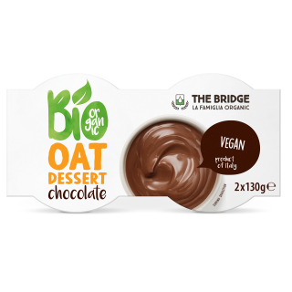 Deser Owsiany Czekoladowy BIO 2 x 130 g - The Bridge - Ekochatka