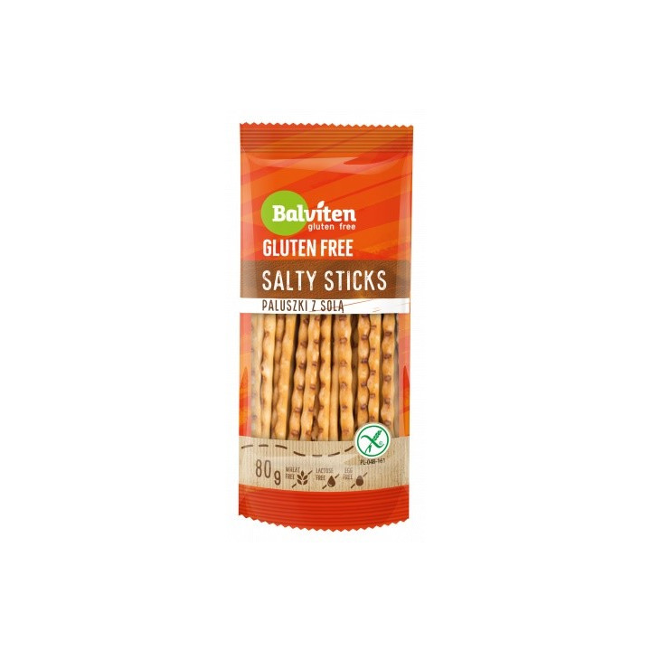 Paluszki z Solą Bezglutenowe 80 g - Balviten - Ekochatka