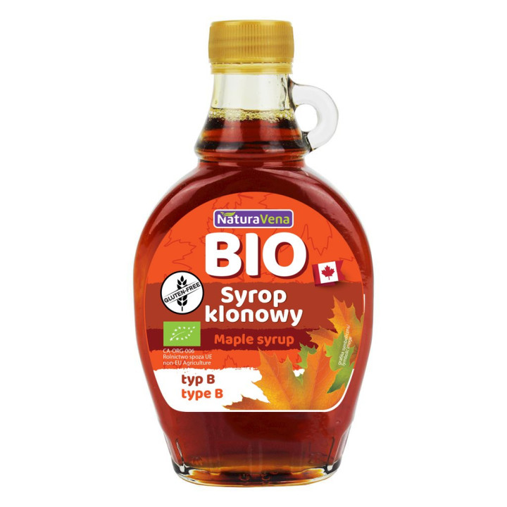 Syrop Klonowy Bezglutenowy BIO 250 ml - Naturavena - Ekochatka