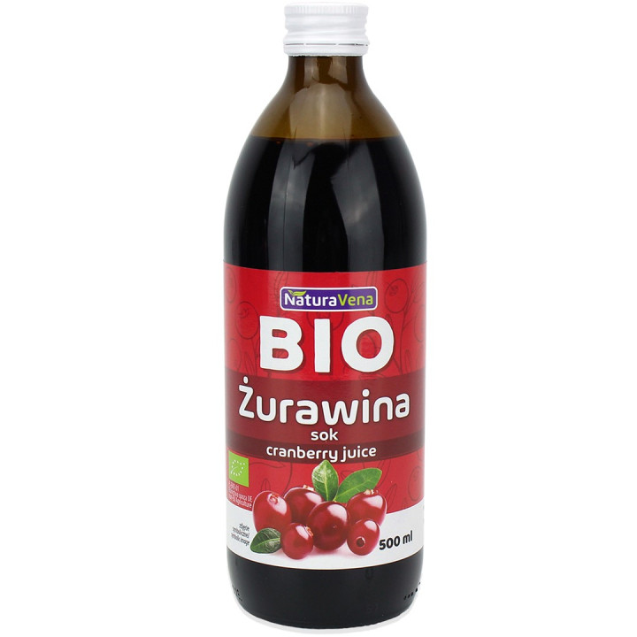 Sok z Zurawiny 100% BIO 500 ml - Naturavena - Ekochatka