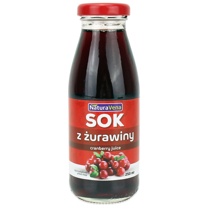 Sok z Zurawiny 100% 250 ml - Naturavena - Ekochatka