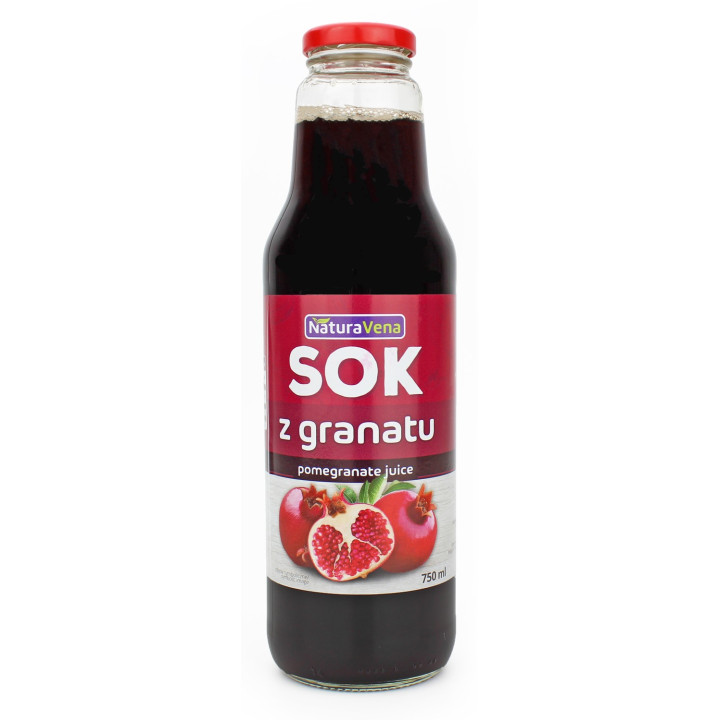 Sok z Granatu 100% 750 ml - Naturavena - Ekochatka