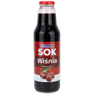 Sok z Wiśni 100% 750 ml - Naturavena - Ekochatka