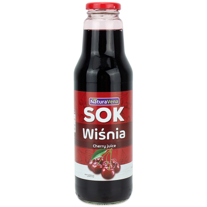 Sok z Wiśni 100% 750 ml - Naturavena - Ekochatka