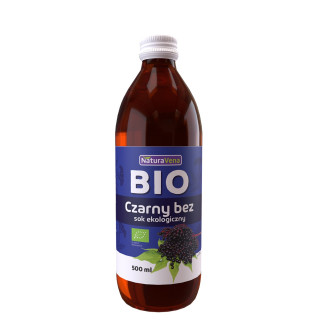 Sok z Czarnego Bzu 100% BIO 500 ml - Naturavena - Ekochatka