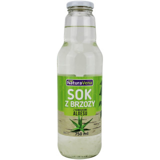 Sok z Brzozy z Kawałkami Aloesu 750 ml - Naturavena - Ekochatka