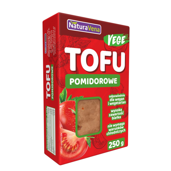 Tofu Pomidorowe 250 g - Naturavena - Ekochatka