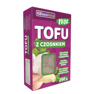Tofu z Czosnkiem 250 g - Naturavena - Ekochatka