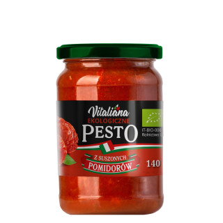 Pesto Czerwone z Suszonych Pomidorów BIO 140 g - Vitaliana - Ekochatka