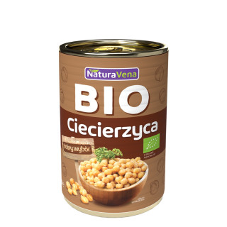 Ciecierzyca w Zalewie bez Dodatku Soli BIO 400 g - Naturavena - Ekocha