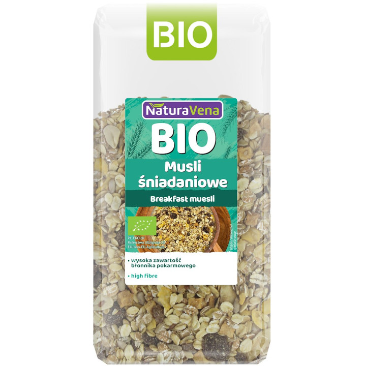 Musli Śniadaniowe z Owocami BIO 300 g - Naturavena - Ekochatka