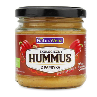 Hummus z Papryką BIO 185 g - Naturavena - Ekochatka