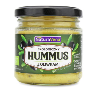 Hummus z Oliwkami BIO 185 g - Naturavena - Ekochatka