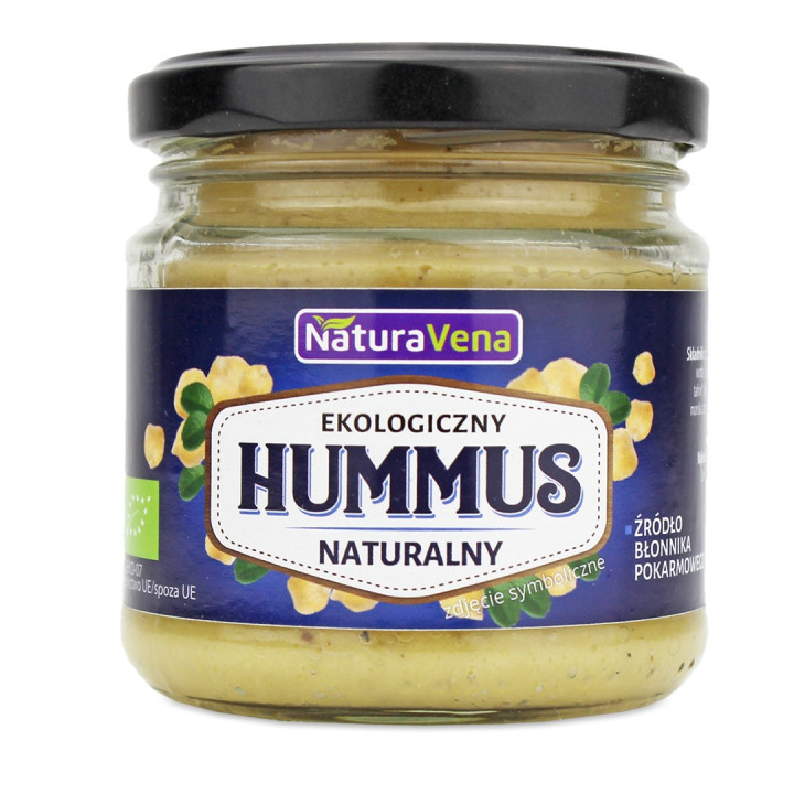 Hummus Naturalny BIO 185 g - Naturavena - Ekochatka