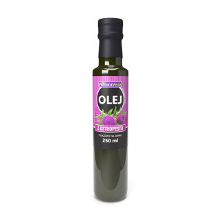 Olej z Ostropestu Plamistego Tłoczony na Zimno 250 ml - Naturavena - E