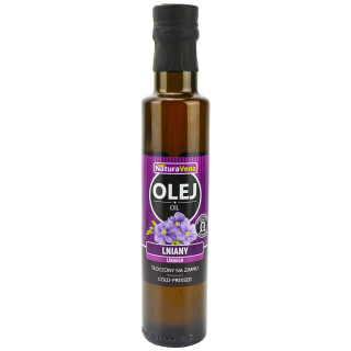 Olej Lniany Tłoczony na Zimno 250 ml - Naturavena - Ekochatka