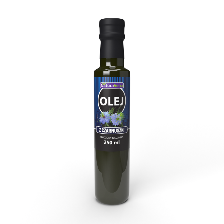 Olej z Czarnuszki Tłoczony na Zimno 250 ml - Naturavena - Ekochatka