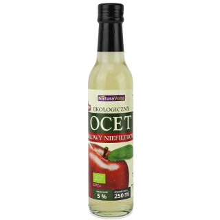 Ocet Jablkowy Niefiltrowany 5% BIO 250 ml - Naturavena - Ekochatka