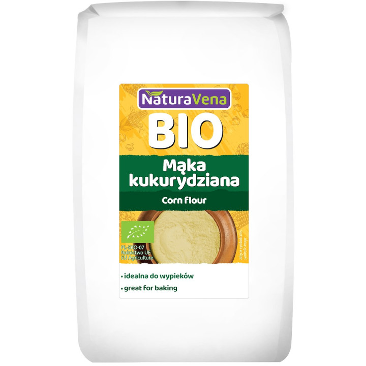 Mąka Kukurydziana BIO 400 g - Naturavena - Ekochatka