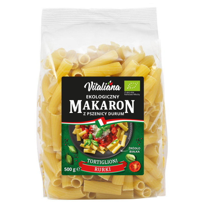 Makaron Tortiglioni BIO 500 g - Vitaliana - Ekochatka