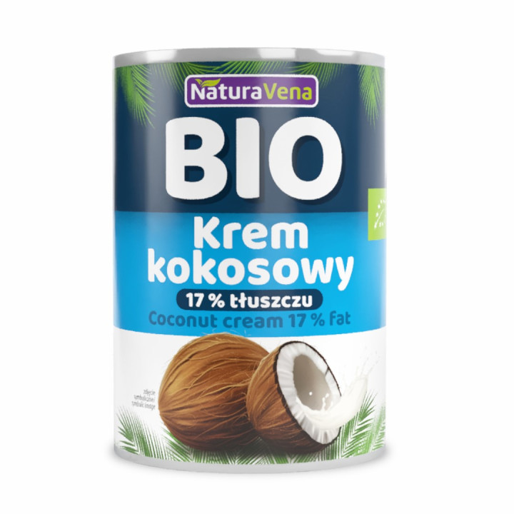 Krem Kokosowy 17% BIO 400 ml - Naturavena - Ekochatka